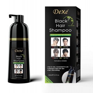 Dexe Black Hair Shampoo Bottle 400 ml