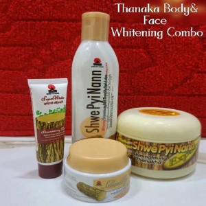 Thanaka Face+body Whitening Combo(face wash  face cream body lotion  facepack )