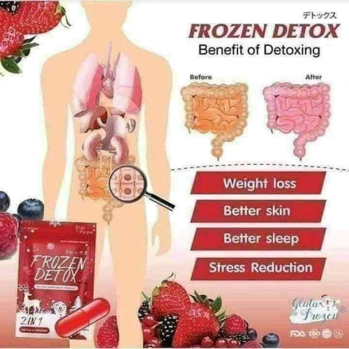 Frozen Detox 2 In 1 Slimming Capsule(RED) Made in Thailand | Products | B Bazar | A Big Online Market Place and Reseller Platform in Bangladesh