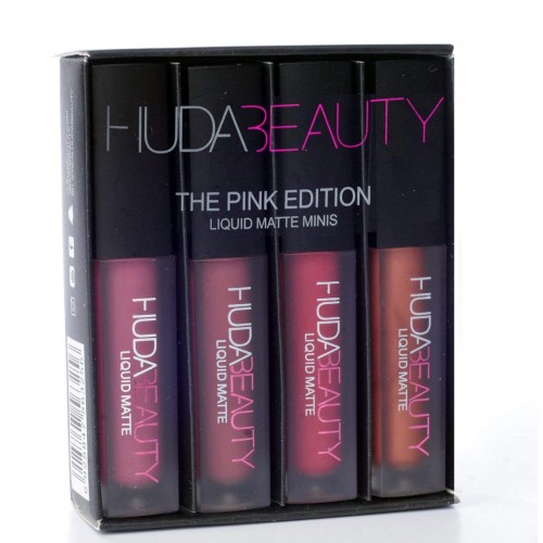 Huda beauty Mini liquid matte Red,Pink,Nude edition-4 pecs | Products | B Bazar | A Big Online Market Place and Reseller Platform in Bangladesh