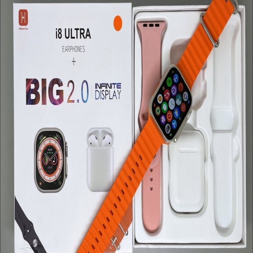 i8 Ultra INFINITY Big 2.0 inch Display Series Smartwatch × Airbuds | Products | B Bazar | A Big Online Market Place and Reseller Platform in Bangladesh
