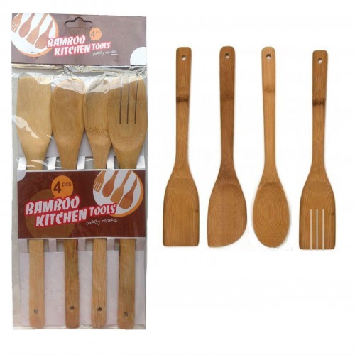 4pcs Bamboo kitchen tools | Products | B Bazar | A Big Online Market Place and Reseller Platform in Bangladesh