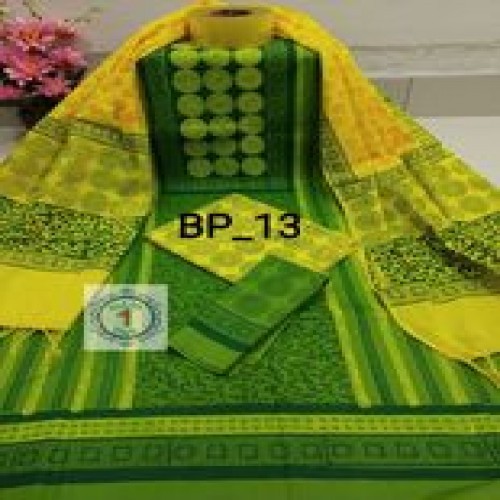 Block Print Three Pcs-42 | Products | B Bazar | A Big Online Market Place and Reseller Platform in Bangladesh